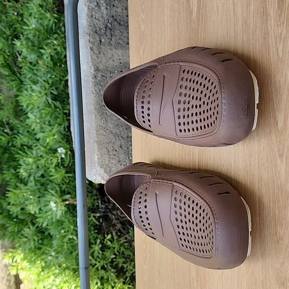 FLOATERS Shoes Men's Sz 9 Waterproof Vented Driving Loafers Brown - Picture 2 of 10